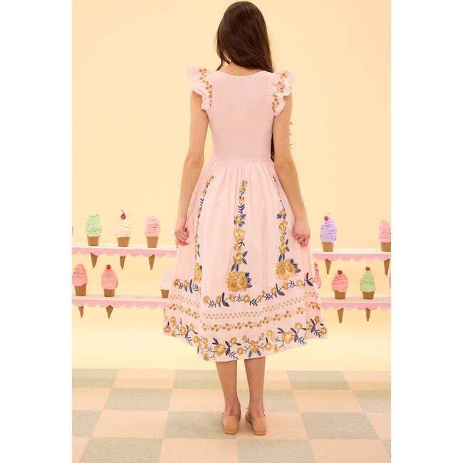 Hattie Dress in Embroidered Spring Floral - Dresses - 3