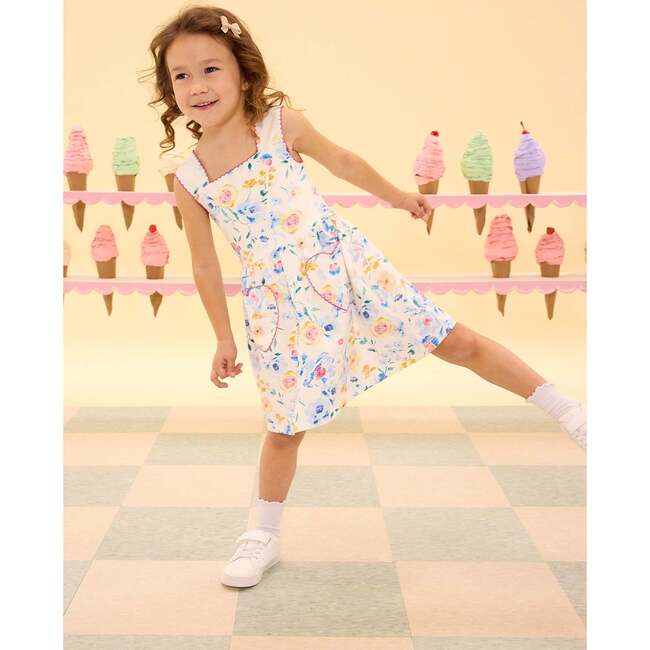 Rue Playdress in Blue Bouquet - Dresses - 5