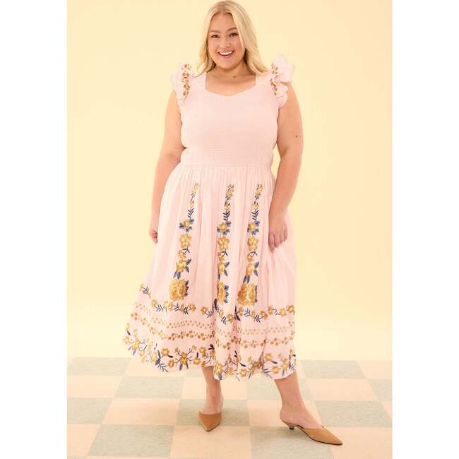 Hattie Dress in Embroidered Spring Floral - Dresses - 4