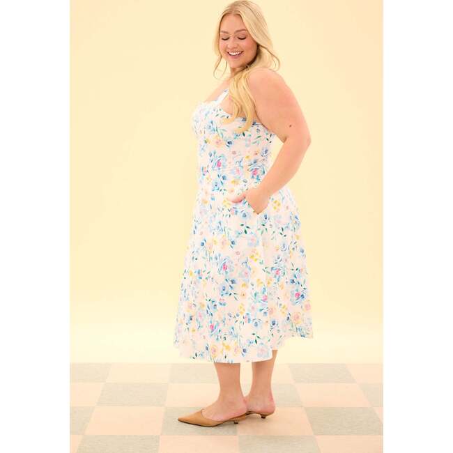 Petal Dress in Blue Bouquet - Dresses - 8