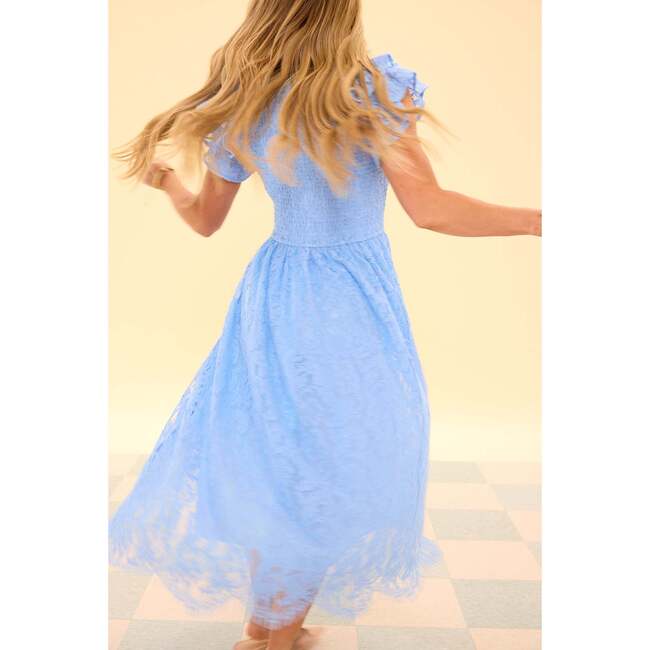 Hattie Dress in Cornflower Blue Lace - Dresses - 6