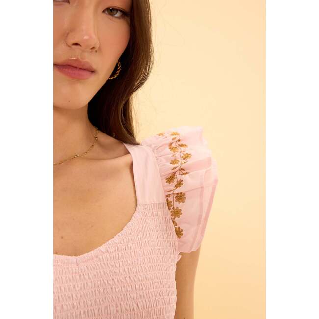 Hattie Dress in Embroidered Spring Floral - Dresses - 6