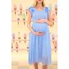 Hattie Dress in Cornflower Blue Lace - Dresses - 9