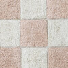 Kitchen Tiles Checkerboard Pattern Washable Rug, Rose - Rugs - 4