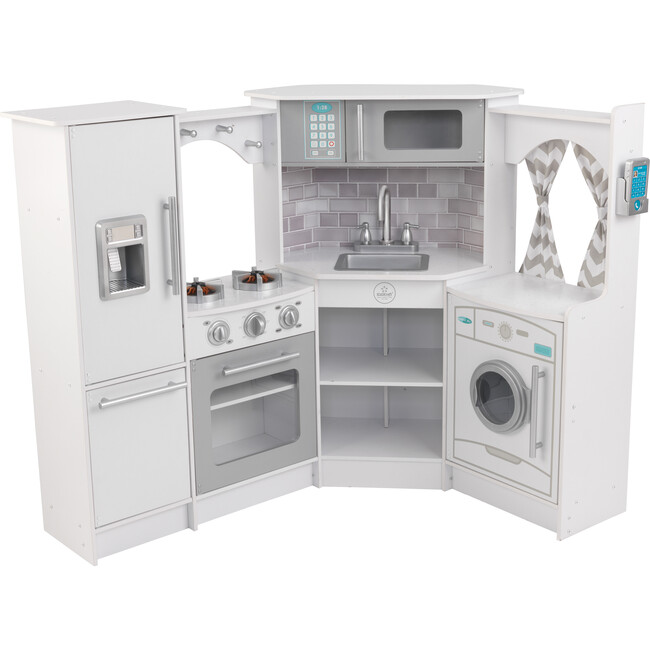 Ultimate Corner Play Kitchen, White - Play Kitchens - 1