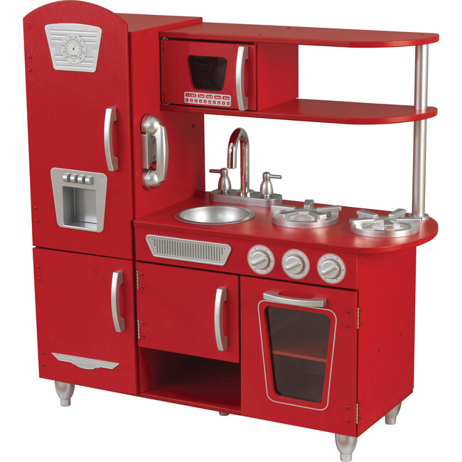 Vintage Kitchen, Red