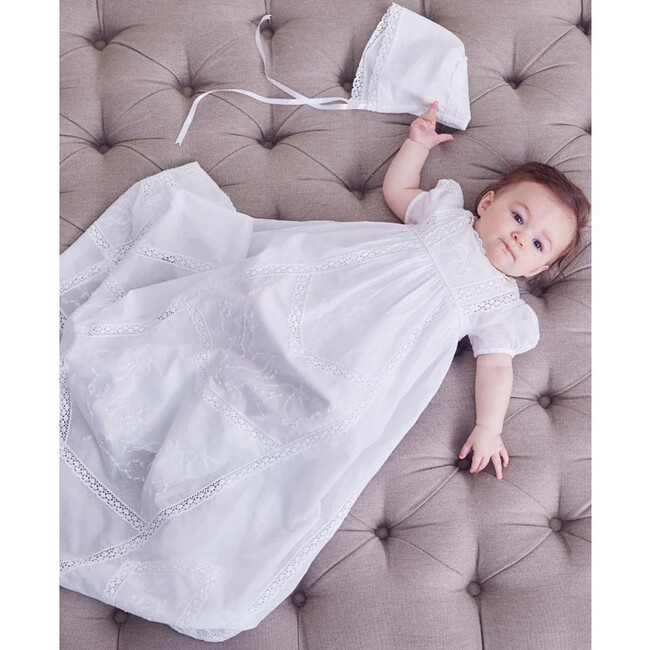 Victoria Christening Gown & Hat Set