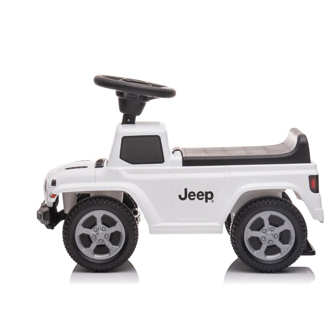 Jeep Rubicon Foot to Floor Ride-On for Toddlers (White)