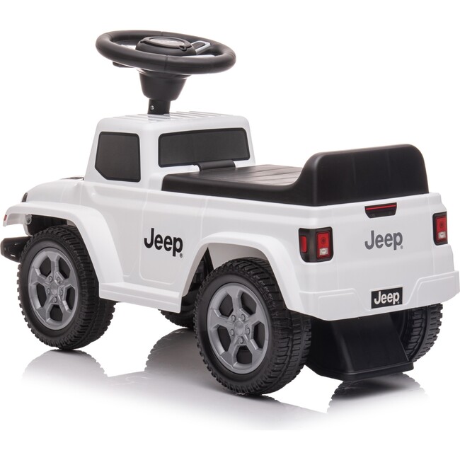 Jeep Rubicon Foot to Floor Ride-On for Toddlers (White) - Ride-Ons - 4