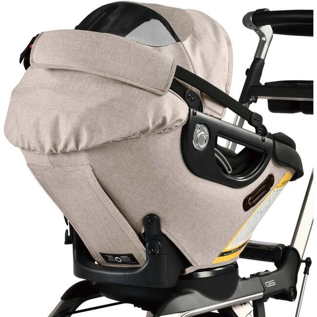 G5+ Infant Car Seat, Melange Flax - Car Seats - 4