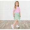 Pink Bow Sequin Patch Short Sleeve T-Shirt, Pink - T-Shirts - 2