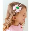 Shamrock Lace St. Patrick's Day Bow Headband, Pink - Headbands - 3