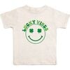 Lucky Vibes St. Patrick's Day Short Sleeve T-Shirt, Natural Heather - T-Shirts - 1 - thumbnail