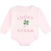 Lucky Charm St. Patrick's Day Long Sleeve Romper, Ballet - Rompers - 1 - thumbnail