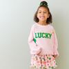 Lucky Patch St. Patrick's Day Knit Sweater, Pink - Sweaters - 2