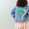 Lucky Rainbow Patch St. Patrick's Day Denim Jacket, Denim - Jackets - 3 - thumbnail