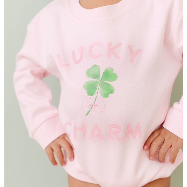 Lucky Charm St. Patrick's Day Long Sleeve Romper, Ballet - Rompers - 3
