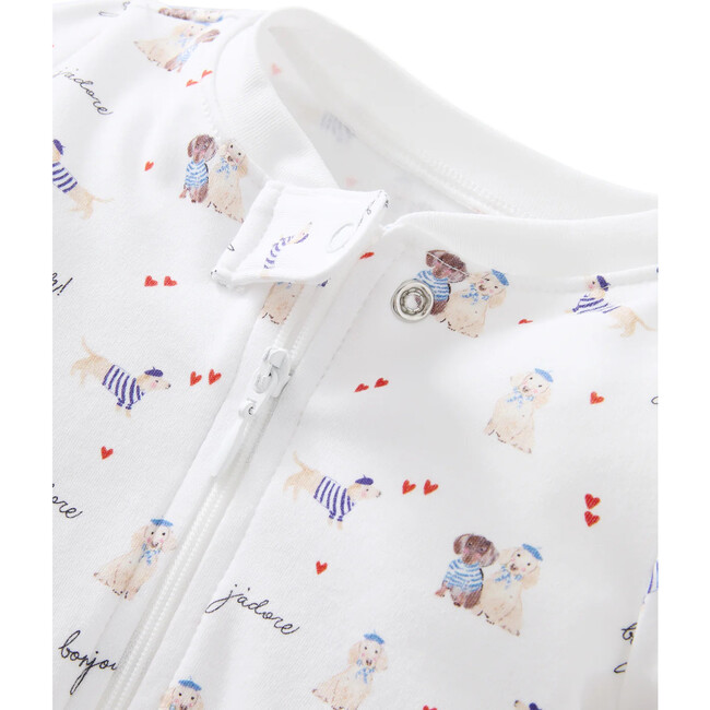 Infant Peekaboo Romper in Le Woof