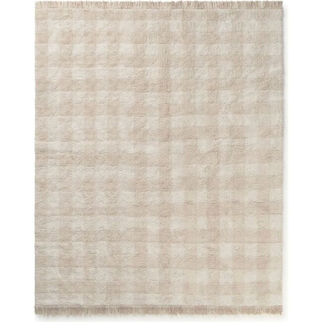 Washable Rug Vichy Ivory