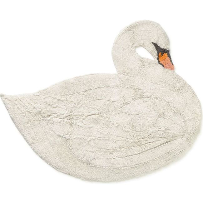 Washable Swan Rug
