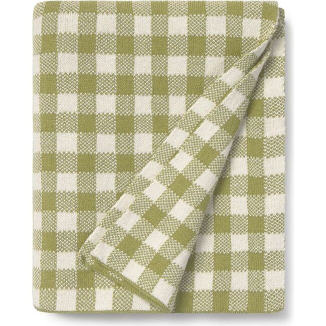 Knitted Blanket Vichy Matcha