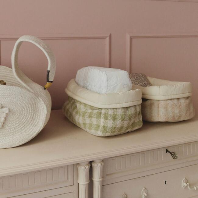 Quilted Basket Matcha