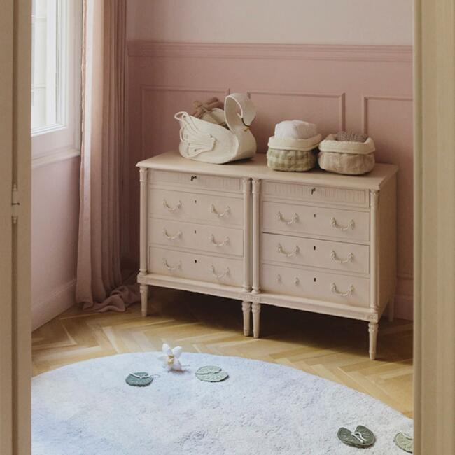 Quilted Basket Rose - Storage Baskets - 3