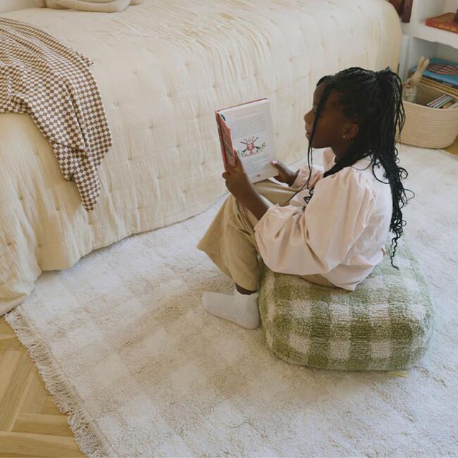 Washable Rug Vichy Ivory - Rugs - 6