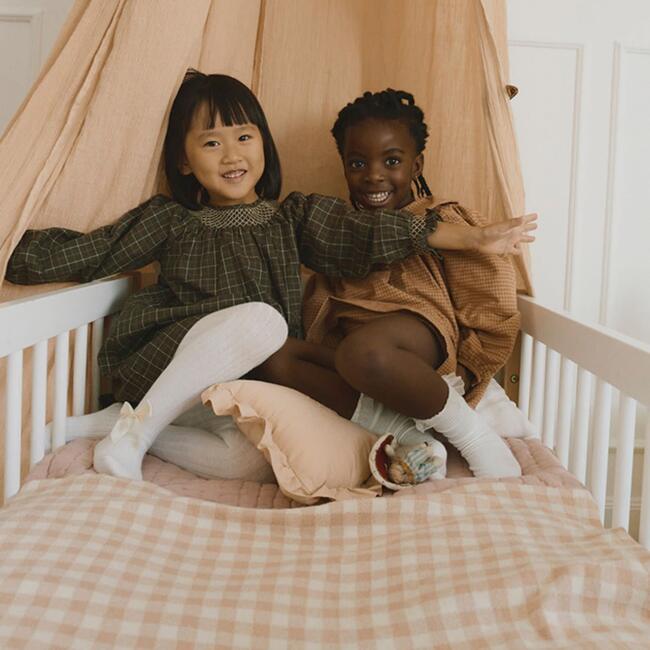 Knitted Blanket Vichy Rose - Throws - 5