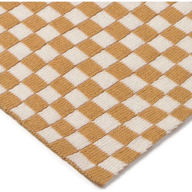 Knitted Blanket Tiles Honey - Throws - 4