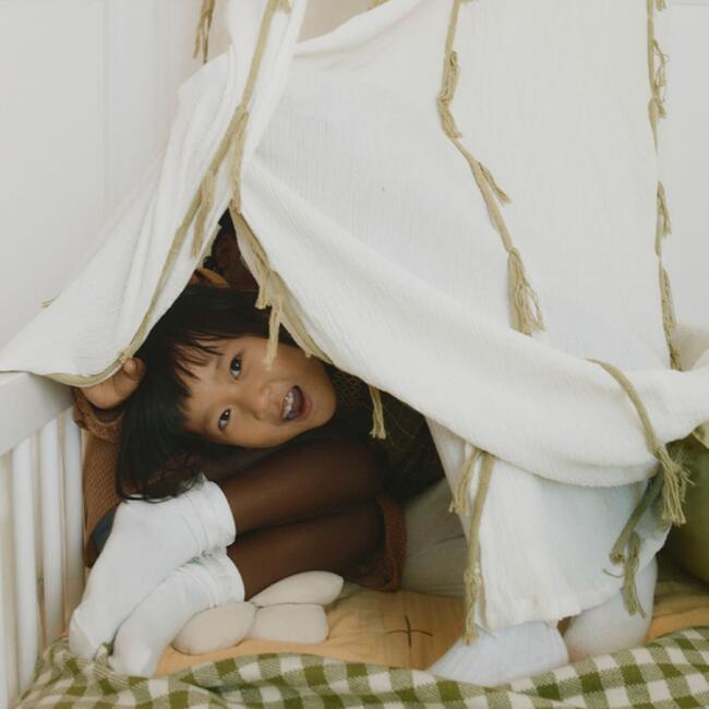 Canopy Crepe Swan Ivory - Play Tents - 6