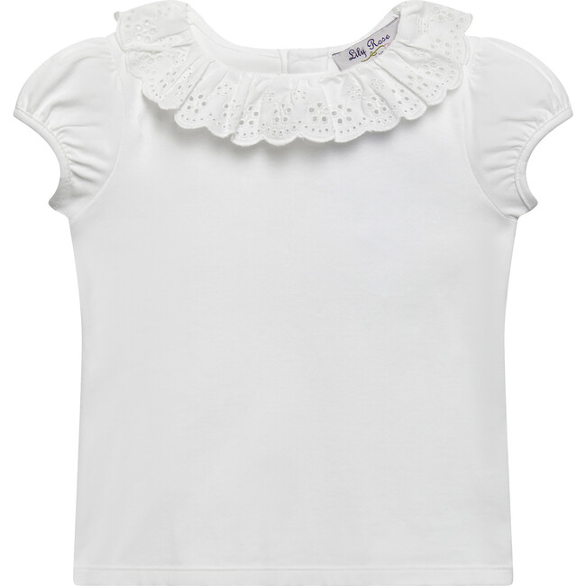 Elsie Willow Jersey Top, White
