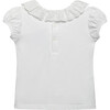 Elsie Willow Jersey Top, White - T-Shirts - 2