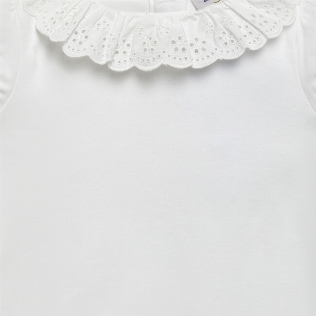 Elsie Willow Jersey Top, White - T-Shirts - 3