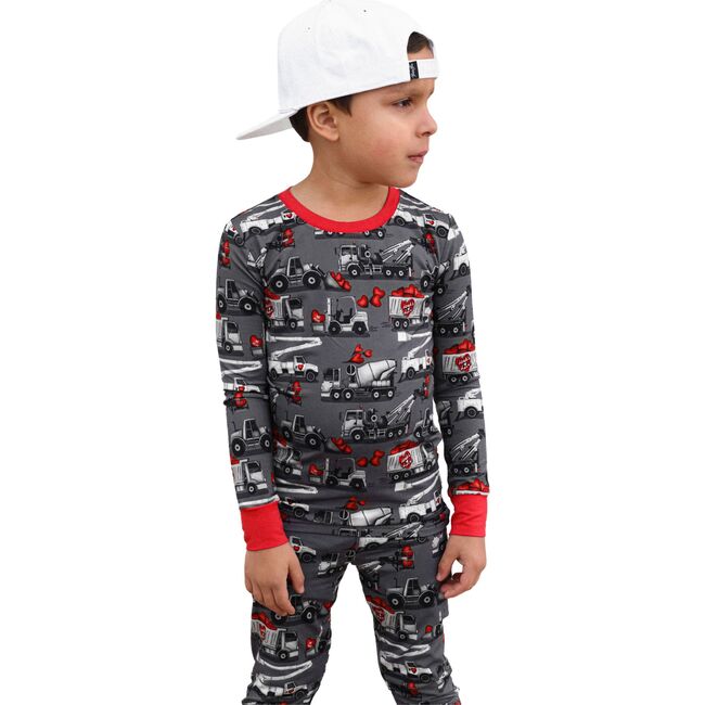 Grey Loads of Love 2 Piece Pajama Set