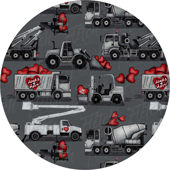 Grey Loads of Love 2 Piece Pajama Set