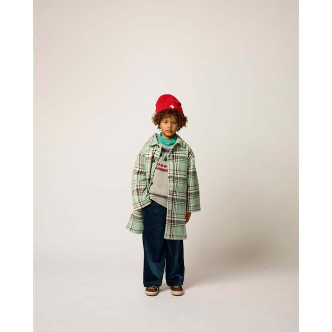 Organic Sunday Waffle Knit Beanie, Red