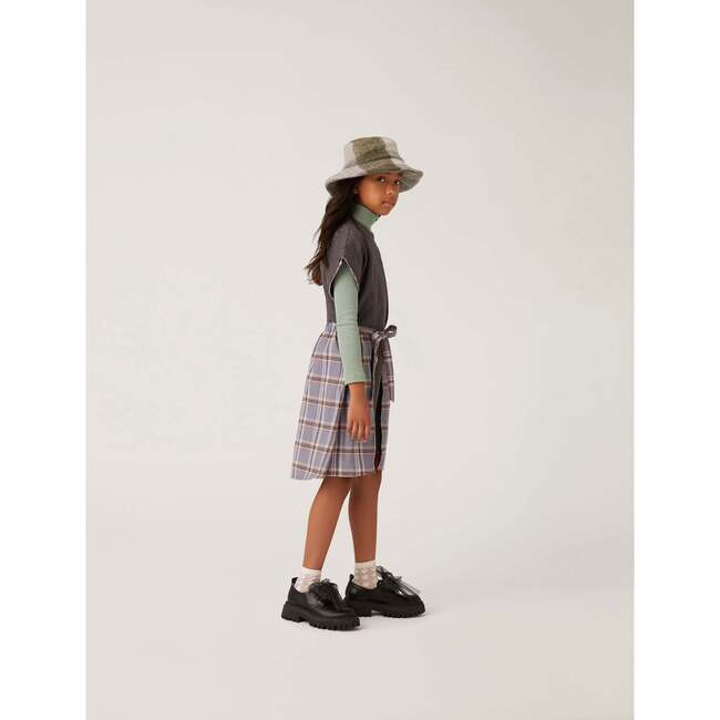 Sherpa Plaid Bucket Hat, Green