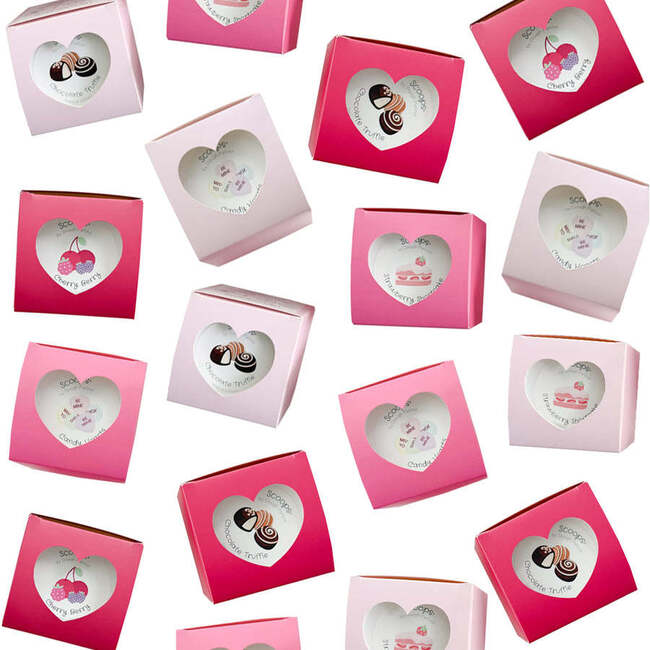 Pink Favour Boxes - Classroom Pack of 10