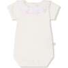 BONPOINT June Neon Detail Bodysuit, Blanc Lait - Onesies - 1 - thumbnail
