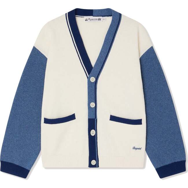 BONPOINT Loris Cardigan, Ra Blanc Lait