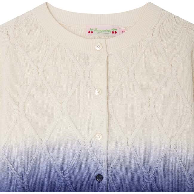 BONPOINT Larelle Cardigan, Bleu Intense