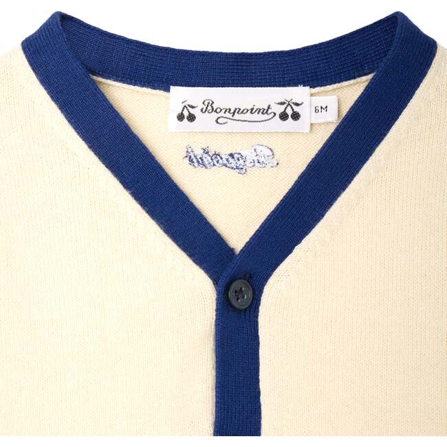 BONPOINT Tahiel Cardigan, Ra Blanc Lait