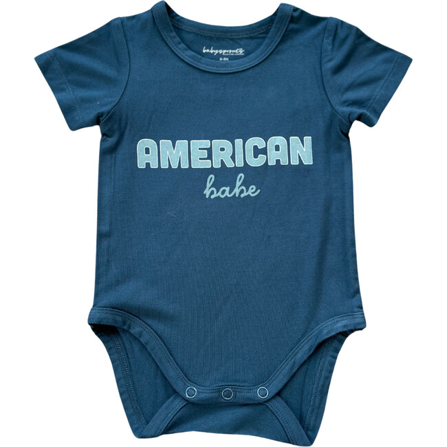 Baby Short Sleeve Bodysuit American Babe