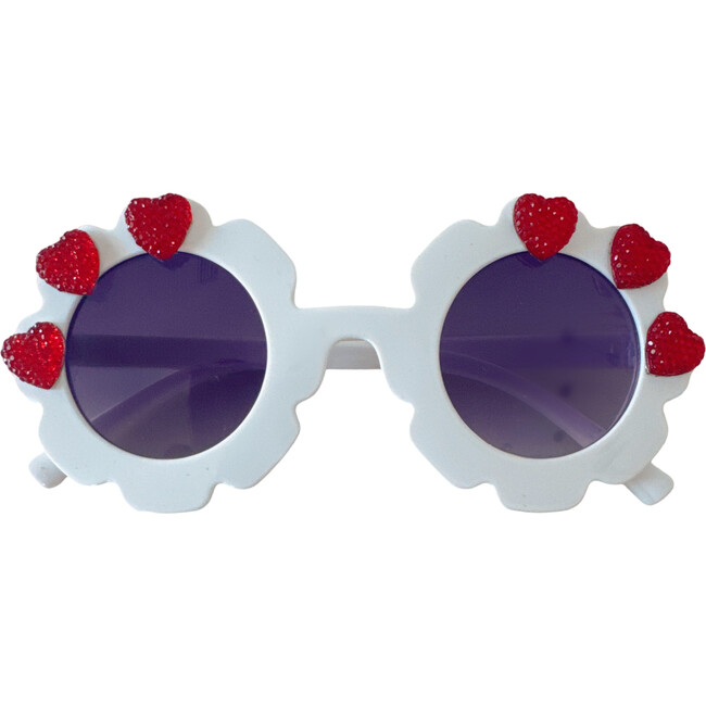 American Love Cami Flower Sunnies, White