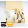 New Baby Blanket And Teddy, Ivory - Mixed Accessories Set - 1 - thumbnail