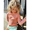 Anti-UV Swim Shirt, Papaya Peach - Rash Guards - 4
