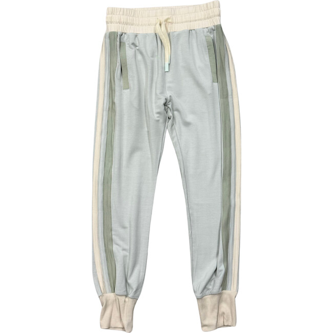 Track Striped Jogger Sky Blue