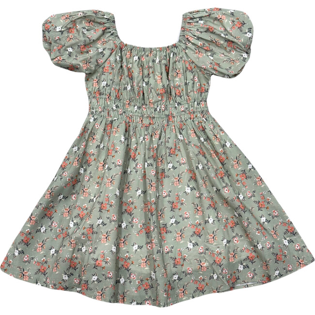 Peasant Bubble Sleeve Dress Ivy Garden