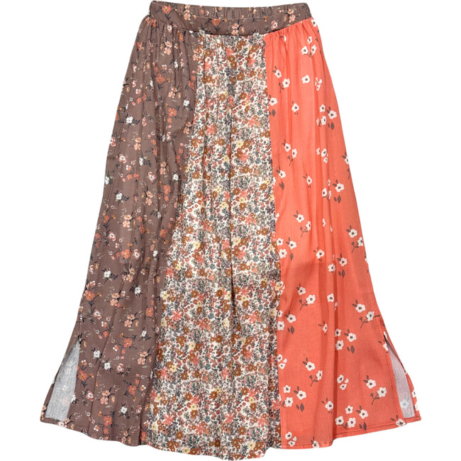 Panel Maxi Skirt Boho Floral